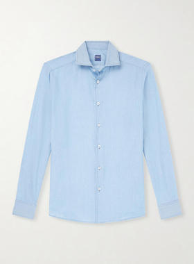 Fedeli 男士 SS26 衬衫 Sean 棉/青年布衬衫