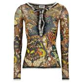 Paul 蝴蝶印花針織開襟衫 Gaultier SS26 Jean 復刻版 女士 开衫