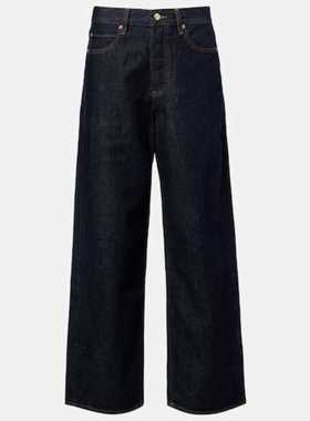 FRAME 女士 牛仔长裤 x Amelia Detour 灰色阔腿牛仔裤