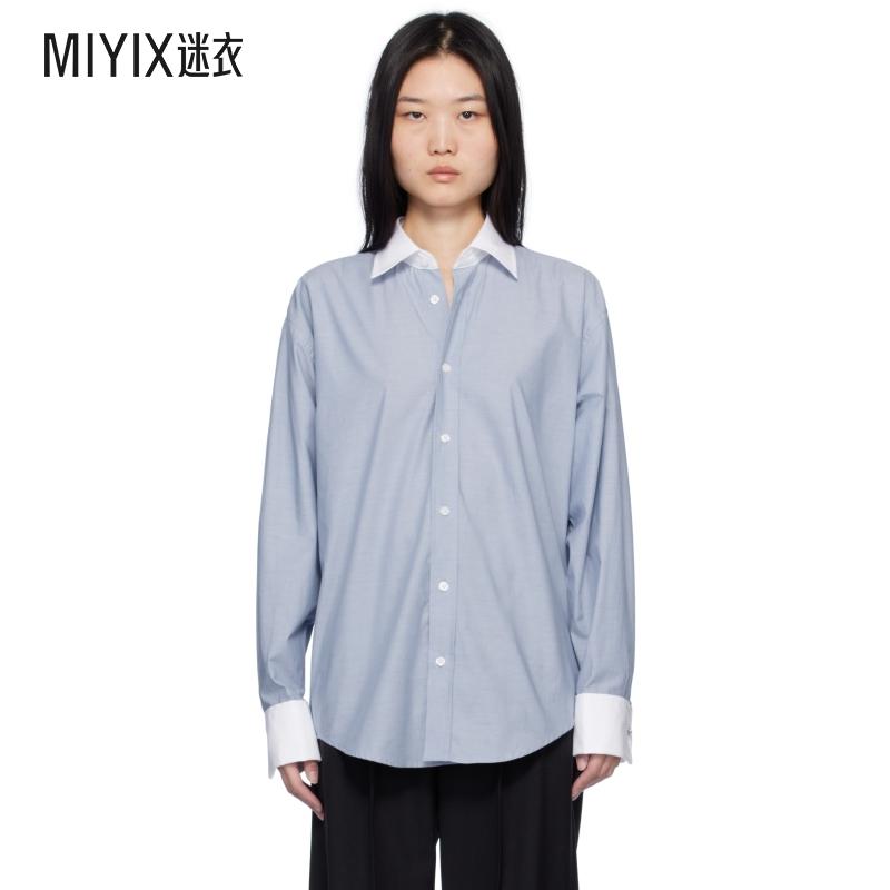 Filippa K 女士蓝色 Cotton Tuxedo 衬衫 迷衣时尚