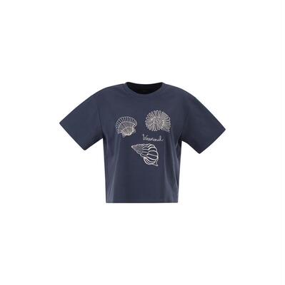 Weekend Max Mara 女士 SS26 T恤 WKDSABATO 棉质针织印花