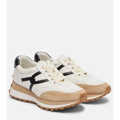 Veronica Beard 女士 运动鞋 Valentina 山羊皮边皮质运动鞋