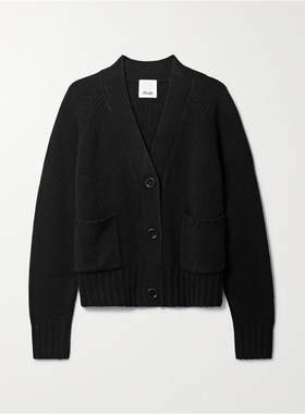 Allude 女士 开衫 + SUSTAIN 网状羊毛羊绒混纺针织