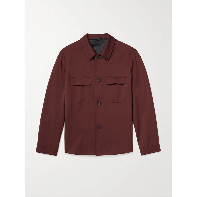 MR P. 男士 FW25 夹克 羊毛/斜纹布衬衫式夹克,男装,牛仔外套,淘宝优惠券,粉丝福利购,淘宝优惠卷