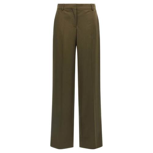 Stella Mccartney 女士秋冬新品 长裤 褶襉直筒褲