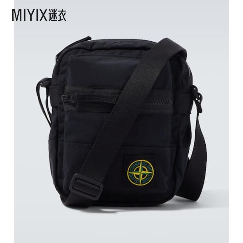 Stone Island石头岛 男款Aluminium Tela Compass 府绸斜挎包 迷
