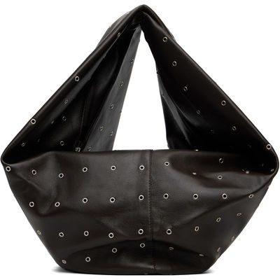 Gimaguas 女士 单肩包 棕色 Luna Eyelets