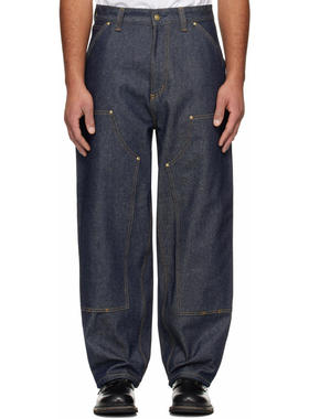 Carhartt WIP卡哈特 男士 牛仔长裤 蓝色 OG Double Knee 牛仔裤