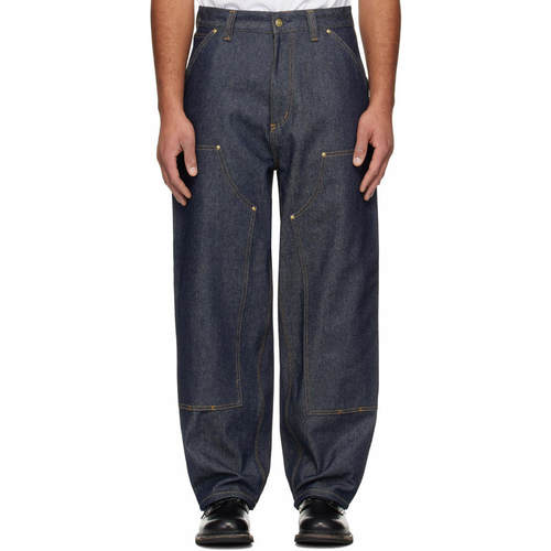 Carhartt WIP 卡哈特 男士 牛仔长裤 蓝色 OG Double Knee 牛仔裤