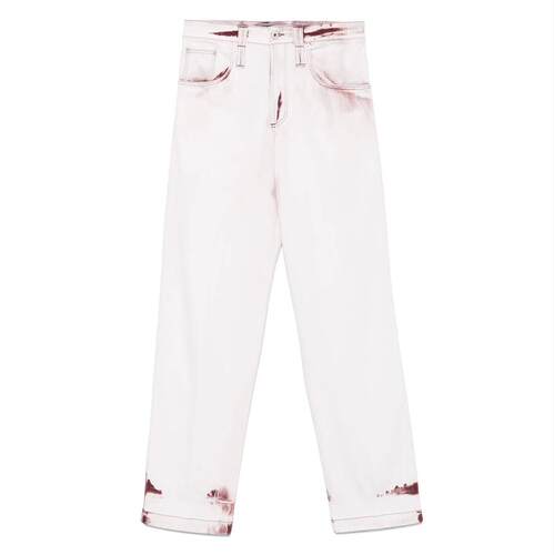 Federico Cina 女士 SS25 牛仔长裤 常规5口袋牛仔