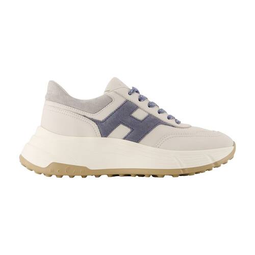 Hogan 霍根 女士 FW26 运动鞋 H669 ALLACCIATO H 皮质白色