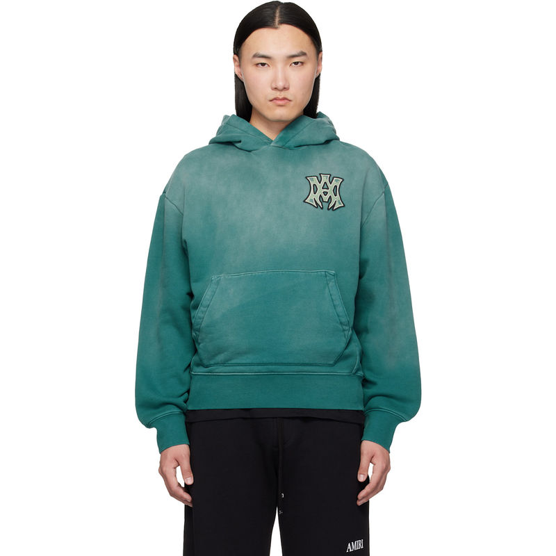 Amiri 埃米尔 男士 卫衣 绿色 MA Hollywood Oversized 连帽衫