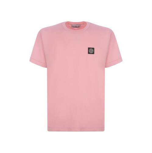 Stone Island 石头岛 男士 T恤 Stone Island 徽标贴饰圆领 T 恤