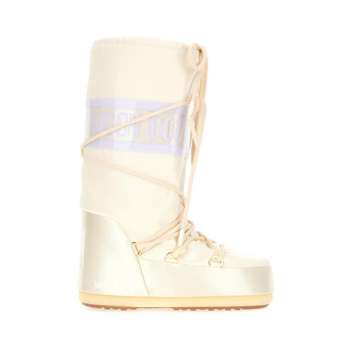 Moon Boot 月亮靴 中性（成人） FW25 靴子 Icon 尼龙(米白色)