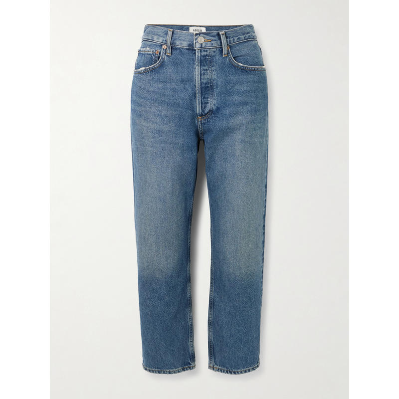 AGOLDE 女士 牛仔长裤 '90s 短款中腰直筒牛仔裤