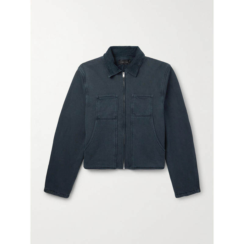 Les Tien 男士 FW25 夹克 棉针织拉链