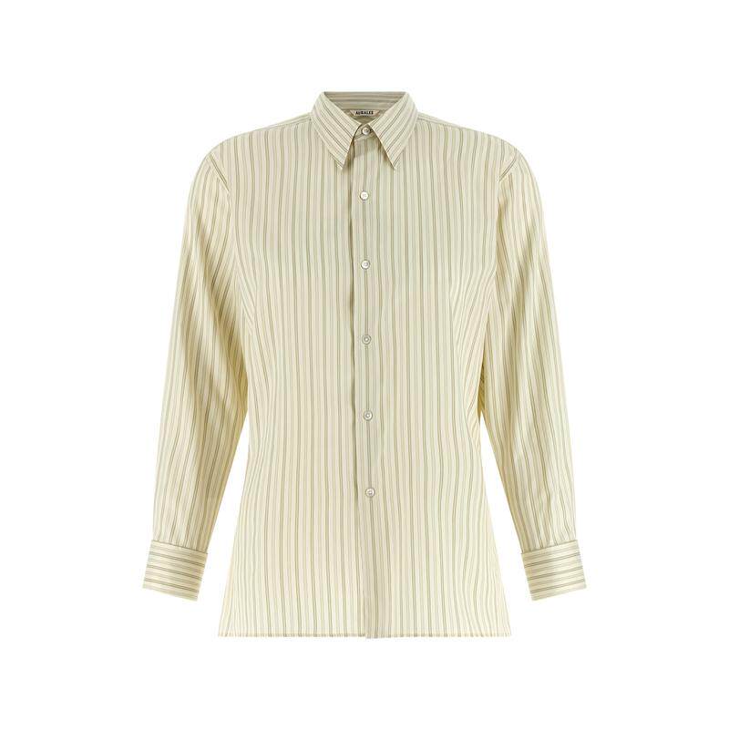 AURALEE 女士 SS26 衬衫 棉质真丝