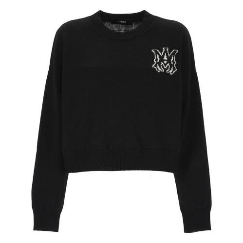 Amiri 埃米尔 女士 FW26 卫衣 Amiri 黑色毛线衫