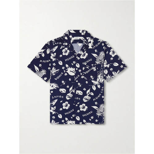 Hartford 男士 FW26 衬衫 Palmito Camp-Collar 印花