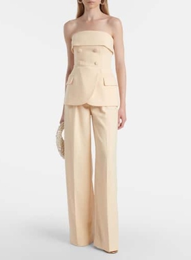 Rebecca Vallance 女款Rowan 高腰阔腿裤 迷衣时尚