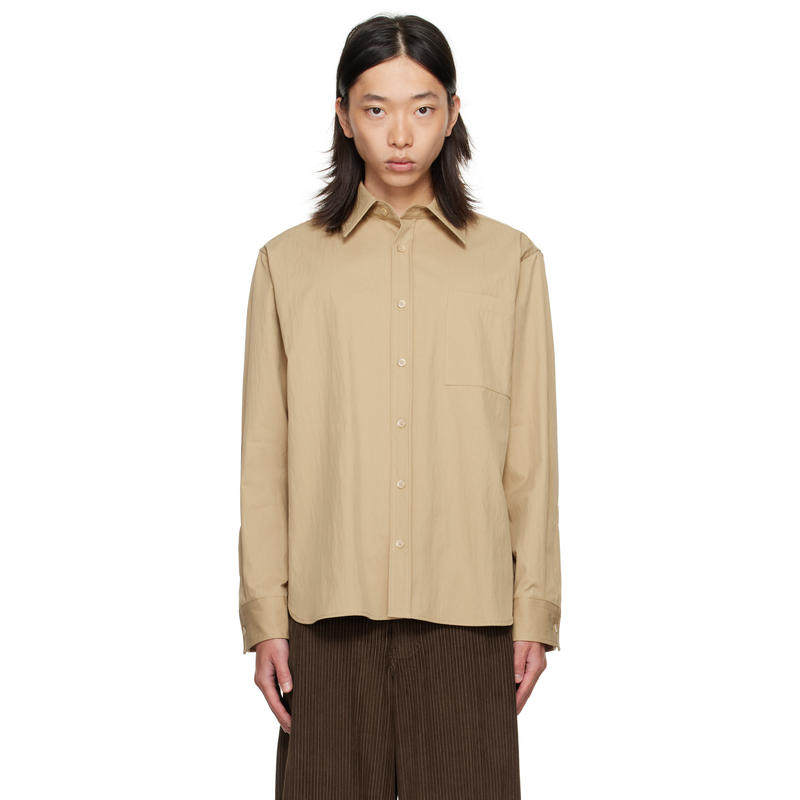 colbo 男士 衬衫 驼色 Metrics 衬衫