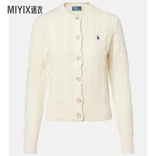 Ralph 女款 Polo Lauren拉夫劳伦 羊毛羊绒针织开衫 迷衣时尚