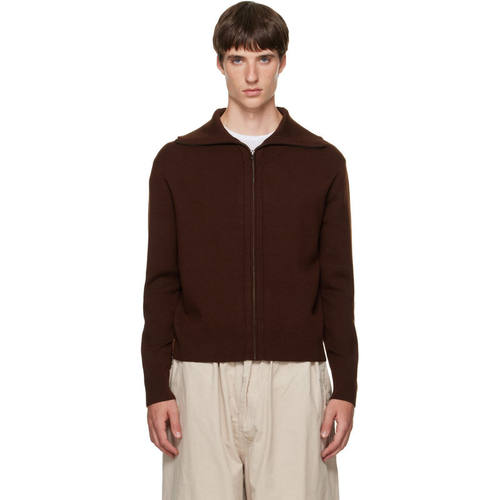 Entire Studios 男士 开衫 棕色 Knit Zip Up