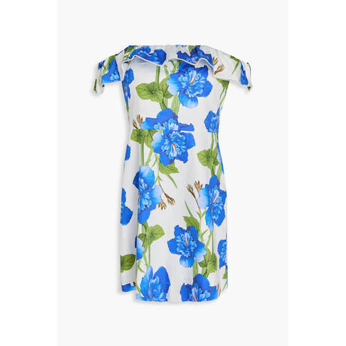 Borgo De Nor 女士 短款连衣裙 露肩印花棉质迷你连衣裙