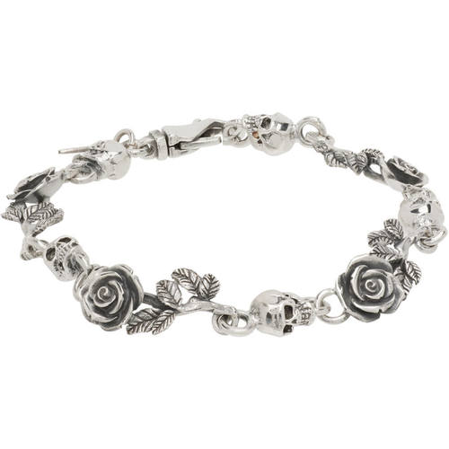 Emanuele Bicocchi 男士 手链 Rose  Skull