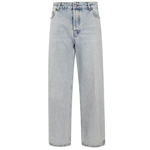 Haikure 女士 SS24 牛仔长裤 腰带袢带牛仔裤