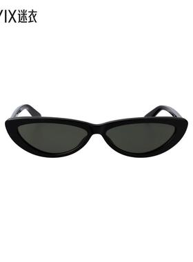 [秋冬新品]MCQUEEN 女款BLACK-BLACK-GREY 再生醋纤太阳眼镜 迷衣