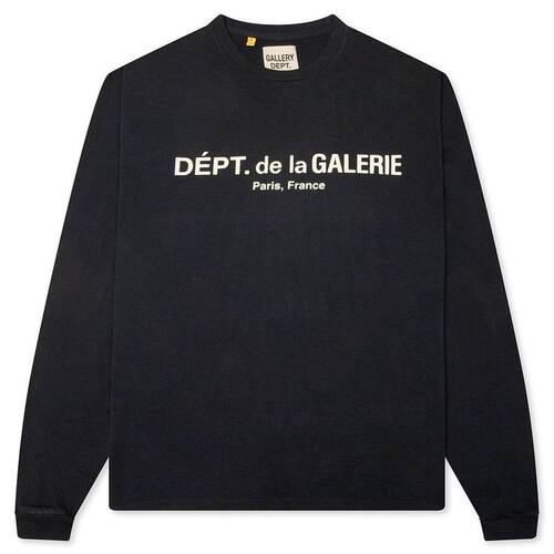 Gallery Dept. 男士 SS26 T恤 法国 Logo 奢华长袖