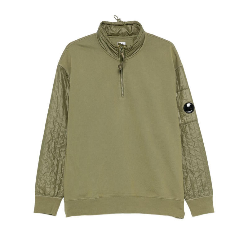 C.P. Company 男士 FW25 毛衣 RAISED 斜纹抓绒卫衣