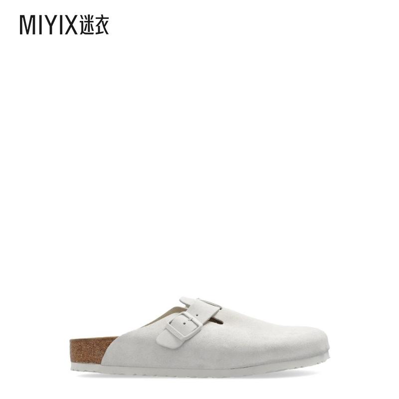 【春夏新品】Birkenstock Boston 圓頭拖鞋男款 迷衣时尚