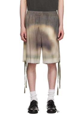 UNDERCOVER 男士 短裤 棕色  灰色 UC1E4509 短裤