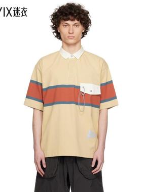 And Wander 男款黄色 Gramicci 联名 Tech Rugby Polo 衫 迷衣时