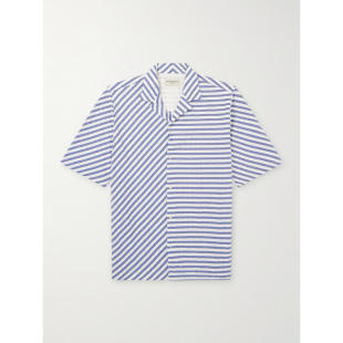 衬衫 Eren Camp Officine 条纹棉质衬衫 男士 Collar Générale