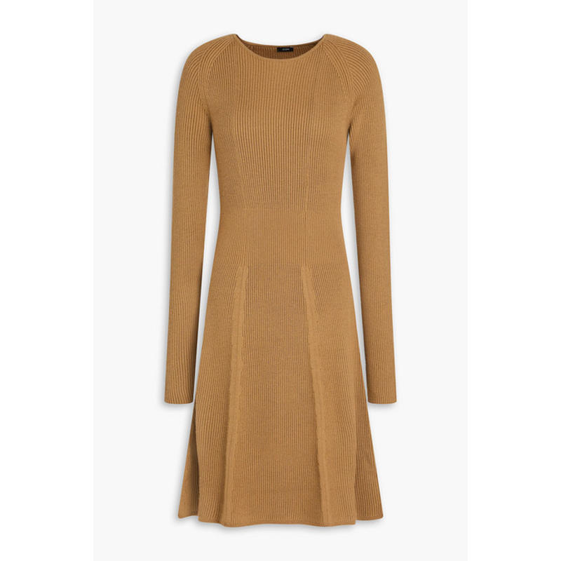 Joseph 女士 连衣裙 罗纹美利奴羊毛羊毛混纺连衣裙