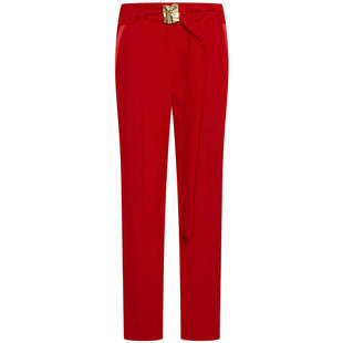 长裤 SS26 红色聚酯精细剪裁 女士 Marella