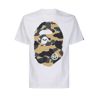 A Bathing Ape 猿人头 男士 SS26 T恤 1st Ape Head M 迷彩大号