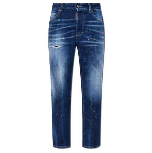 DSquared2 D二次方 女士 FW26 牛仔长裤 腰带袢牛仔裤