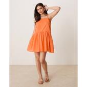 papaya ASOS 设计低腰迷你水洗背心裙 短款 连衣裙 DESIGN 女士