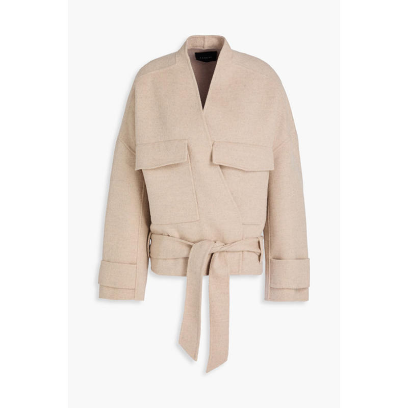 A EMERY 女士 夹克 Ames 羊毛混纺斜纹布夹克