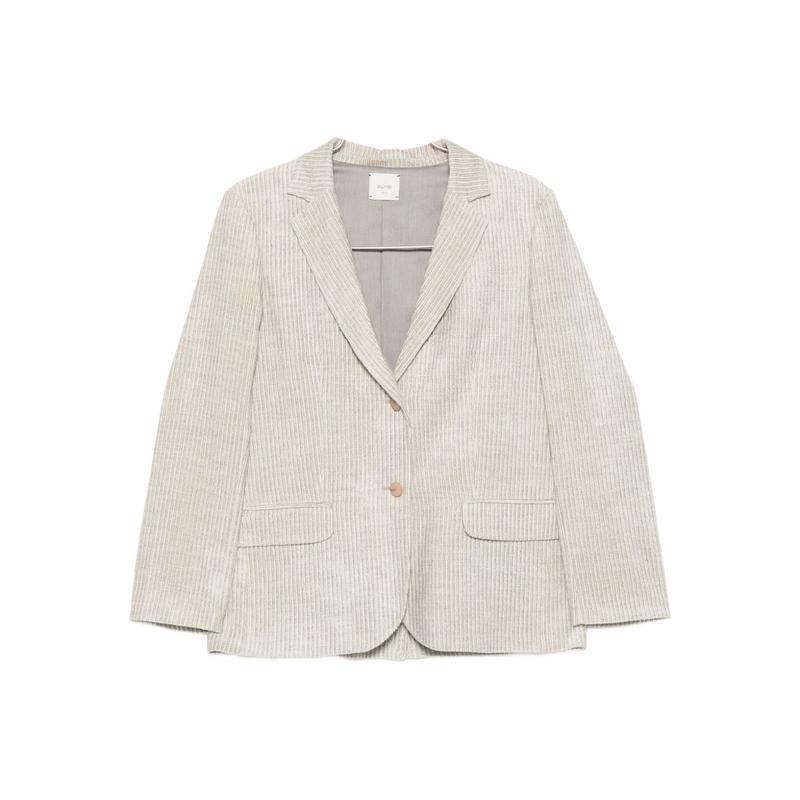 Alysi 女士 FW25 夹克 浅灰色夹克