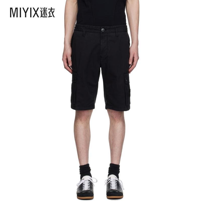 Stone Island石头岛 男款黑色 Supima Cotton Twill Stretch-TC