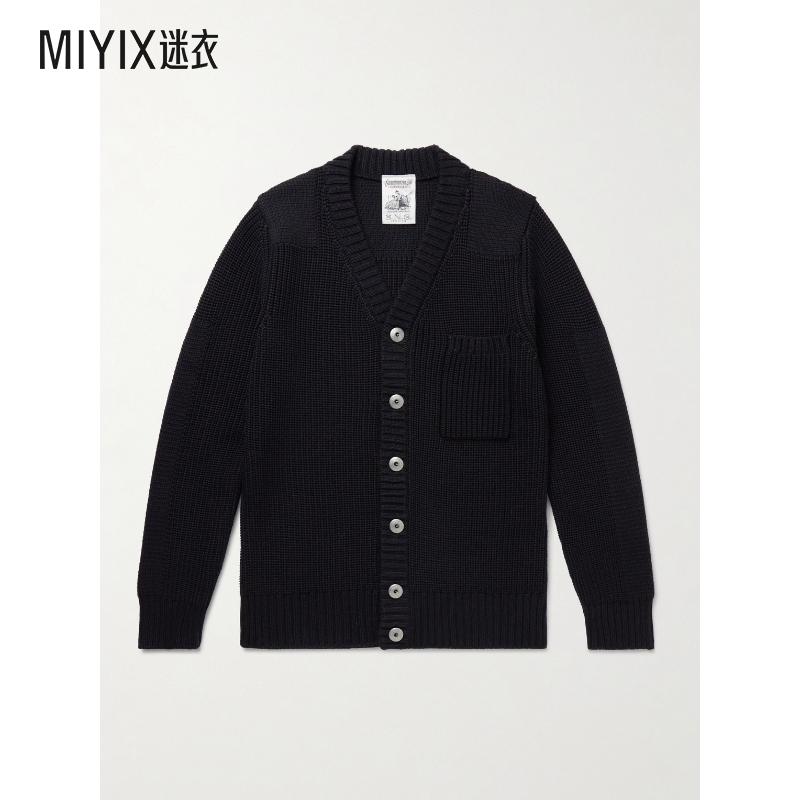 S.N.S. HERNING 男款Robust 罗纹初剪羊毛针织开衫 迷衣时尚