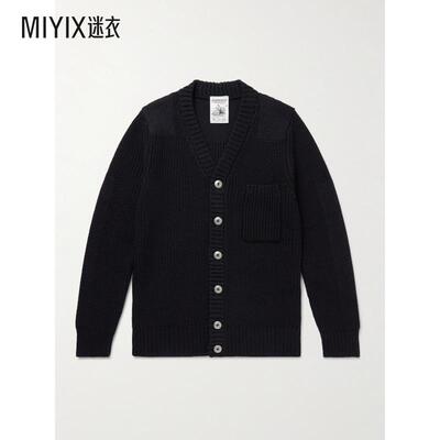 S.N.S. HERNING 男款Robust 罗纹初剪羊毛针织开衫 迷衣时尚