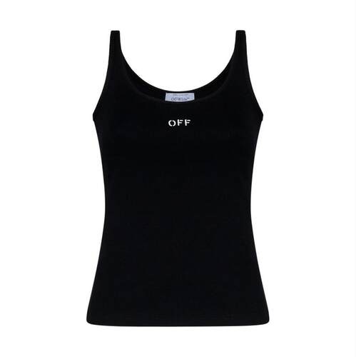 Off-White 女士 SS26 背心 圆领徽标