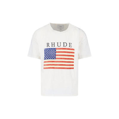 Rhude 男士 SS26 上衣 and Polos T恤白色