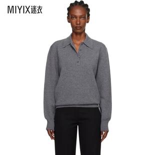 Compact 女款 迷衣时尚 Róhe 衫 Knitted 灰色 Polo